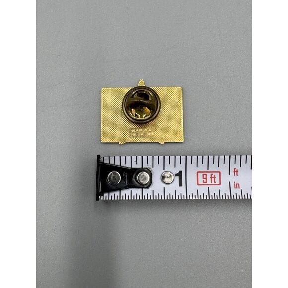 Vintage Branson Missouri Rectangular Shaped W/ Guitar Picture Lapel Pin - Picture 4 of 4